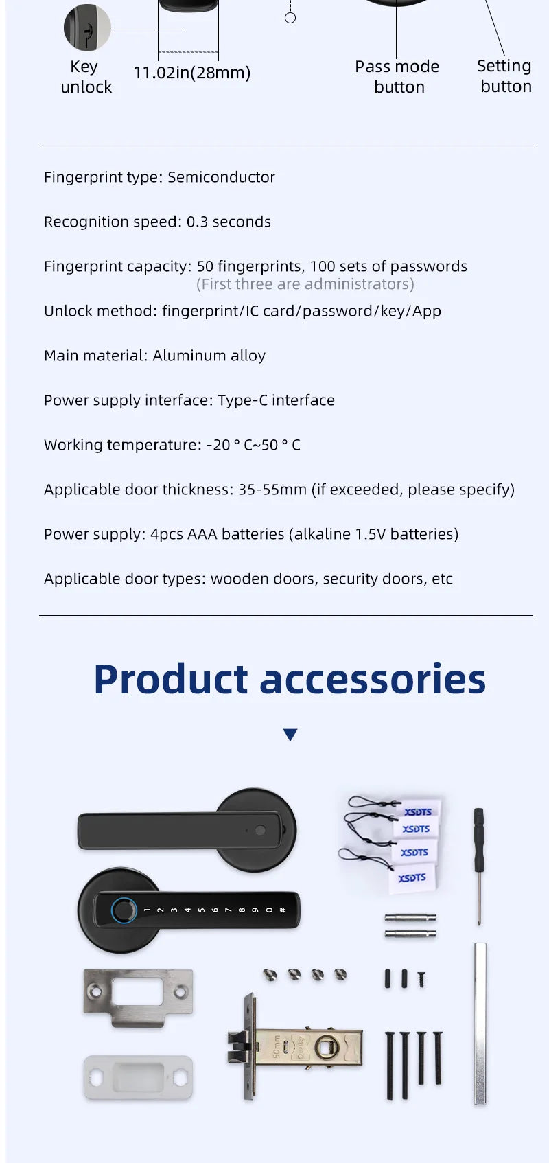 Tuya Smart Fingerprint Lock