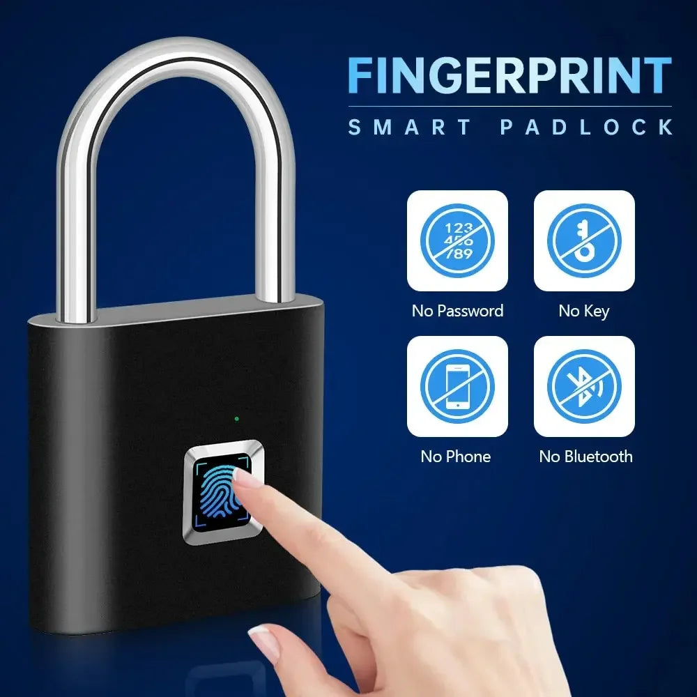 HEE RAK Keyless Smart Fingerprint Lock - USB, Waterproof, Anti-Theft